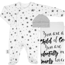 Load image into Gallery viewer, Ocean Drop Designs 3 Pcs Baby Onesie - 100% Cotton Gender Neutral Baby Clothes - Baby Boy Clothes - Newborn Onesies - Baby Essentials - Unisex Newborn Clothes - Baby Gifts for Boys &amp; Girls