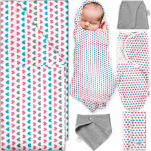 Load image into Gallery viewer, Ocean Drop Designs 5 Pcs Baby Gift Set (0-3 M) - Layette Set, Gender Neutral Baby Clothes, Baby Items, Newborn Swaddle Set, Receiving Blankets, Baby Swaddle Blanket, Swaddles for Newborns for Girls