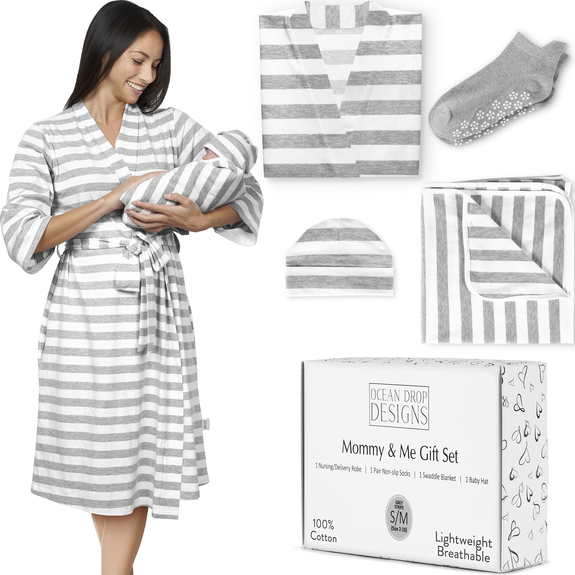 3 in 1 Maternity Labor Delivery Nursing Hospital Birthing Gown & Matching  Robe, Delivery Robe, Maternity Robe, Maternity Gown, Hospital Gown,  Maternity Women Gown 
